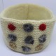 Van bio wol (Soven) gebreide hoofdband