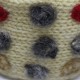 Van bio wol (Soven) gebreide hoofdband