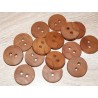 Appelhouten knopen, ongeveer 2,8 cm breed