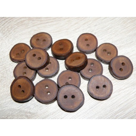 Appelhouten knopen, ongeveer 2.0 cm breed