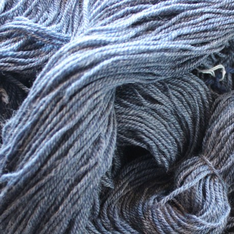 Handgeverfde sokkenwol wol met rami, 300m/100gr,Pen 3.5-4