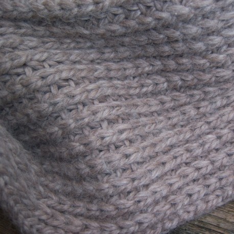 Baby alpaca fluffy taupe
