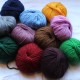Breiwol,warm grijs, een draads. 50 gram / 50 Mtr